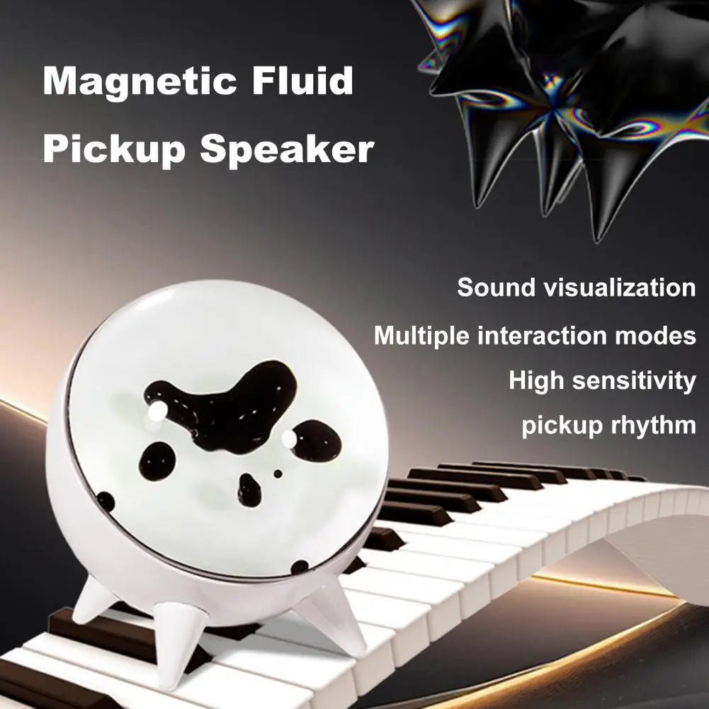 🎬 Wireless Ferrofluid Speaker Music Mate