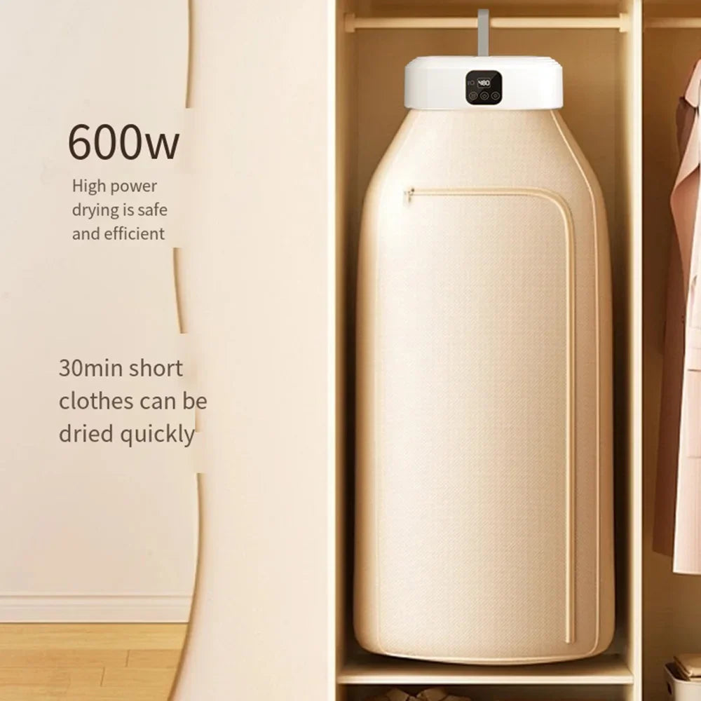 🌬️ Secadora de Ropa Eléctrica de Viaje: