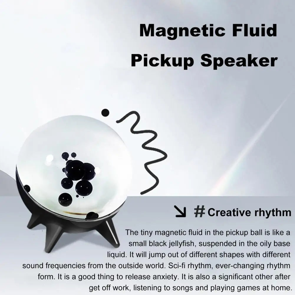 🎬 Wireless Ferrofluid Speaker Music Mate