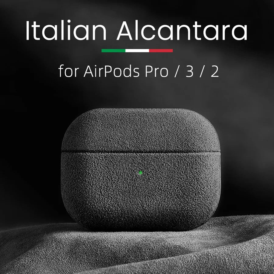 Funda en Alcantara para cascos AirPods Pro